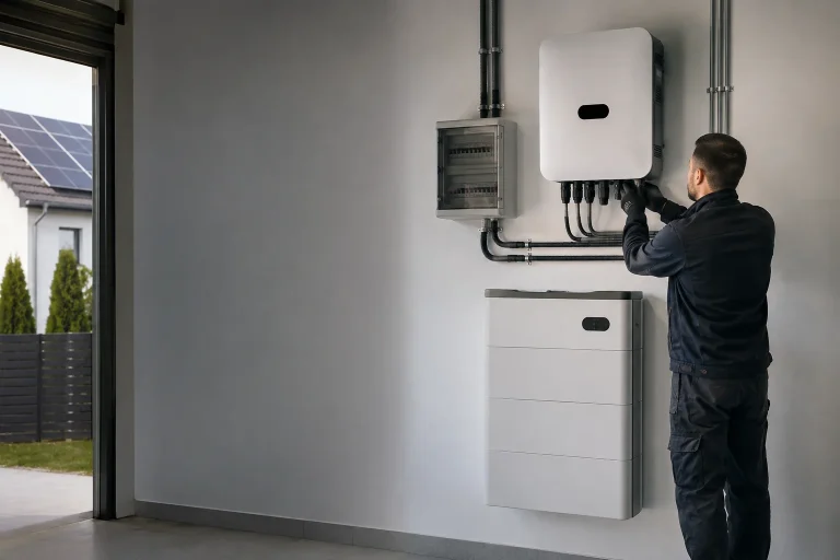 Cum adaugi o baterie unui sistem fotovoltaic existent: compatibilitate, invertor, backup și dimensionare