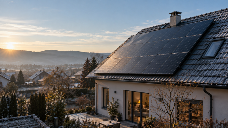 Cât produc panourile fotovoltaice toamna și iarna în România? Producție, consum și stocare explicate